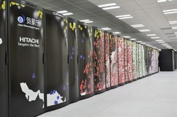 写真1●気象庁の新しいスーパーコンピュータシステム（主系）の外観