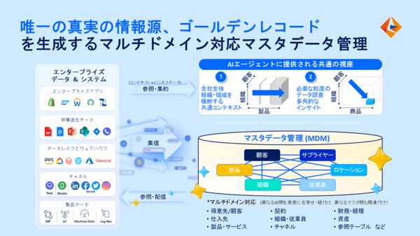 図8：マルチドメイン対応マスターデータ管理（MDM）