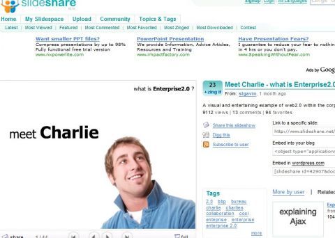 Meet Charlie - what is Enterprise2.0?