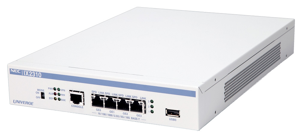 NEC、小型アクセスルーターに転送速度10Gbit/sの新モデル「UNIVERGE IX2310」 | IT Leaders