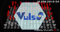 図1●NIRVANA改弐とVulsを連携させて組織内の全サーバーの脆弱性をスキャンし、結果を可視化する(出所:情報通信研究機構)