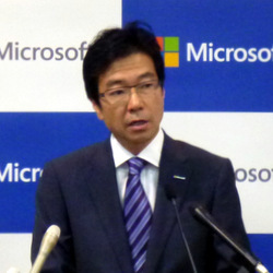 日本マイクロソフトの樋口泰行代表執行役社長