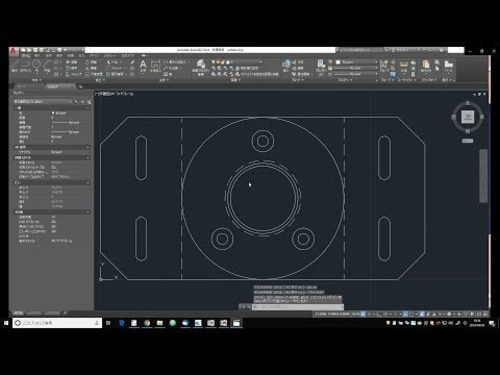 画面1：AutoCADの作図（製造業部品）をRPAで自動化した画面（出典：キャパ）