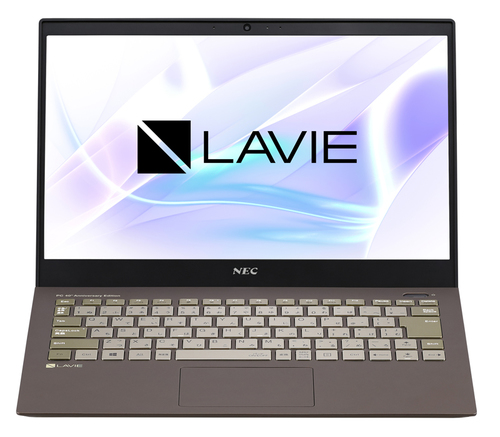 写真1：LAVIE Pro Mobileの特別カラー版であるPM750/NAAの外観。PC-8001のイメージを継承している