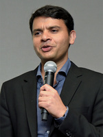 写真2：米Cohesityの創業者兼CEOであるMohit Aron（モヒット・アロン）氏