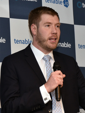 写真1：Tenbable Network Security Japanのカントリーマネージャを務めるDoug Neuman氏