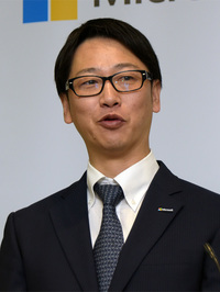 写真1:日本マイクロソフト 業務執行役員クラウド&エンタープライズ本部本部長の浅野智氏