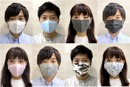 写真1：NECは、マスク着用に特化した顔認証エンジンを開発した。マスクの色や柄を問わずに顔を認証できる（出典：NEC）