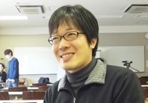 写真1：石巻専修大学経営学部の舛井道晴准教授