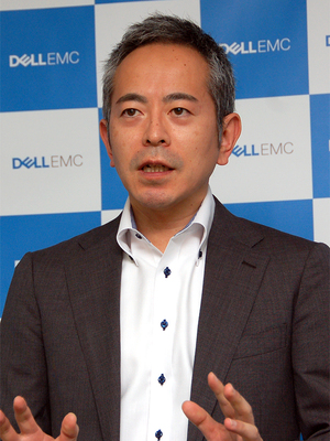 写真1：Dell Technologies（EMCジャパン）でアドバンスドテクノロジーソリューションズ事業部クラウドプラットフォームスペシャリストの吉田尚壮氏