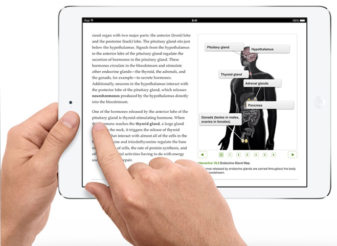 iPadで利用できる、インタラクティブな電子教科書を実現するiBooksテキストブック