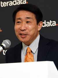 写真1：日本テラデータで代表取締役社長を務める高橋倫二氏