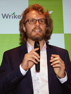 写真1：米WrikeでCEO（最高経営責任者）を務めるAndrew Filev氏