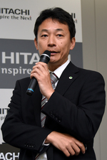写真2●日立製作所 システム&サービスビジネス サービス&プラットフォームビジネスユニット ITプロダクツ統括本部 プロダクツビジネス本部 本部長の後藤照雄氏